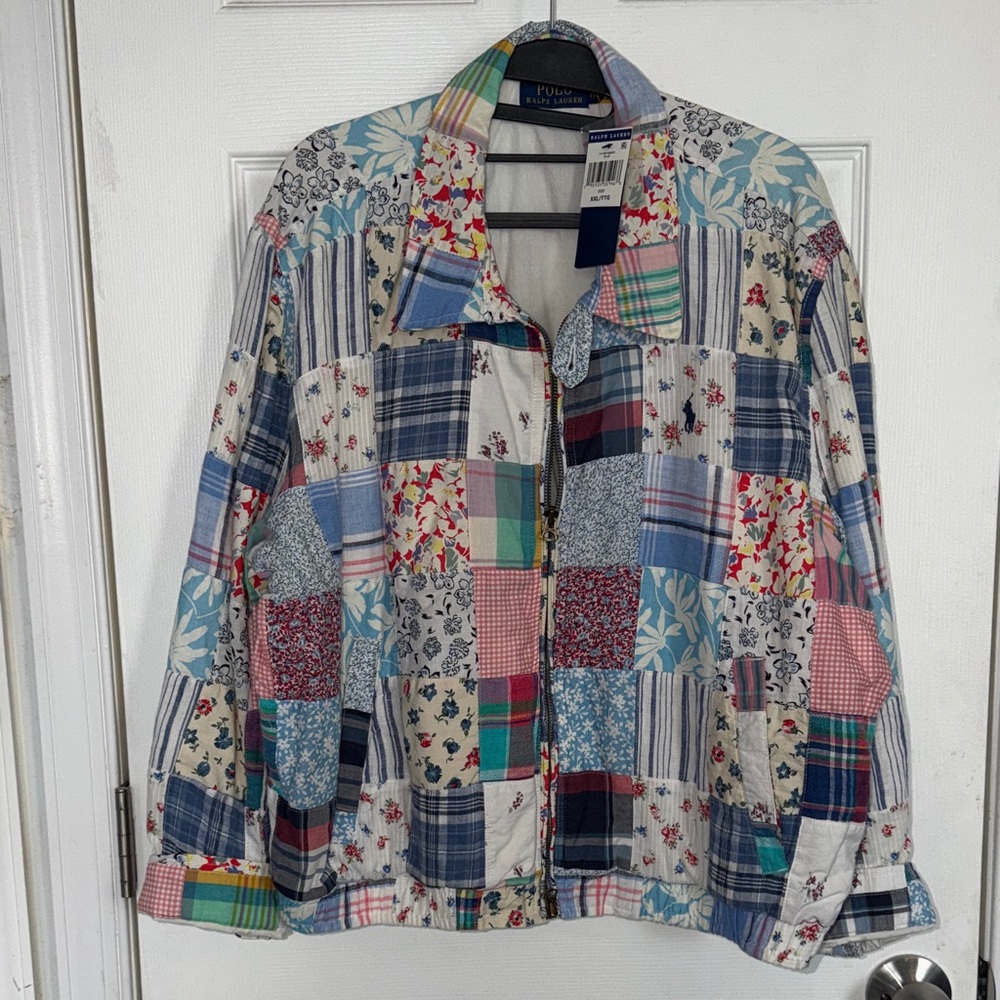 Polo Ralph Lauren Women’s Patchwork jacket size XXL